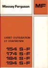 notice d'entretien
type : 154 S-F - 174 S-F - 184 S-F - 194 S-F