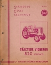 pièces détachées
type : 820 Vigneron essence