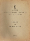 manuel d'instructions générales
type : Fordson