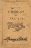 notice d'entretien
type : PONY 811