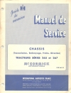 manuel de service
type : Farmall F265 - F267