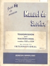 manuel de service
type : 523 - 624