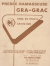 notice d'entretien
type : GRA - GRAC 2.075