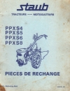 pièces détachées
type : PPXS4 - PPXS5 - PPXS6 - PPXS8