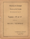 recueil technique
type : W31 - W41