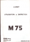 notice d'entretien
type : M75