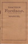 notice d'entretien
type : FORDSON