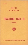 notice d'entretien
type : PONY 820      Diesel