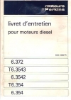 notice entretien
type : 6.372 - T6 3543 - 6.3542 - T6.354 - 6.354