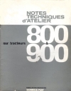 notes techniques d'atelier
type : 800 - 900